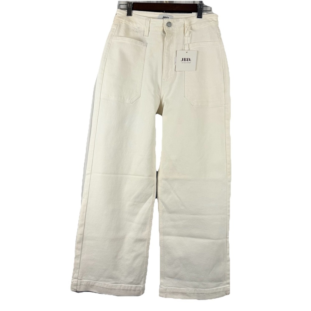JBD NWT HIGH-RISE UTILITY STYLE WHITE SIZE 31‎